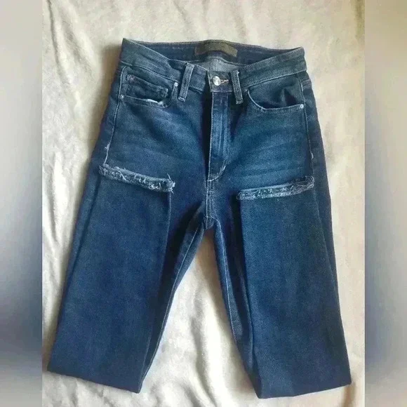 Joe's Jean Women's Sz.25 The Charlie Ankle Lenght Crop Distressed - Picture 6 of 9